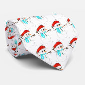 HET SNOWMAN-stropdas Stropdas (Opgerold)