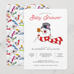 Het Snowman™ Winter Baby shower bevroeden Kaart