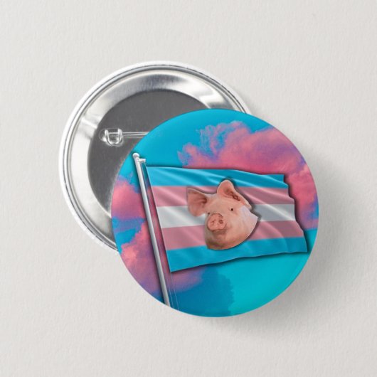 Het snuifje van trotse wolken Button (Voorkant /achterkant)