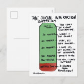 Het Social Interaction Battery Briefkaart (Voorkant / Achterkant)