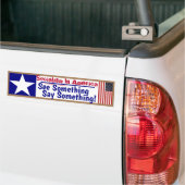 Het socialisme in Amerika ziet iets zeggen. Bumpersticker (Op Truck)