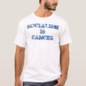 Het socialisme is kanker t-shirt (Voorkant)