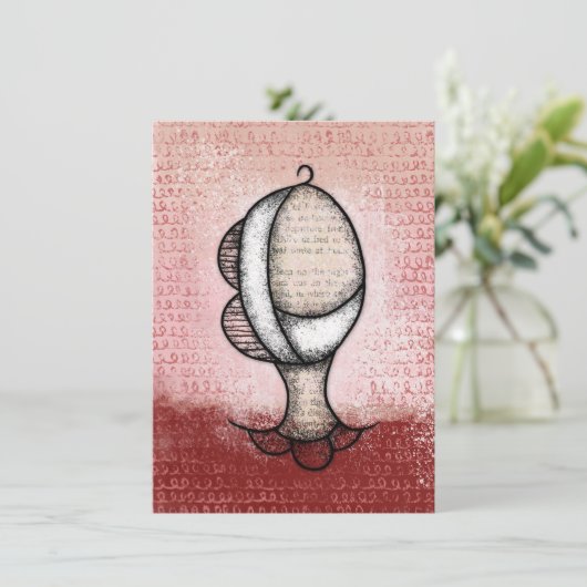 Het soepele Wenskaart Kaart (Staand voorkant)