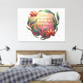 Het Soevereine Hart Canvas Afdruk (Insitu (Slaapkamer))