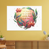 Het Soevereine Hart Canvas Afdruk (Insitu (Woonkamer))