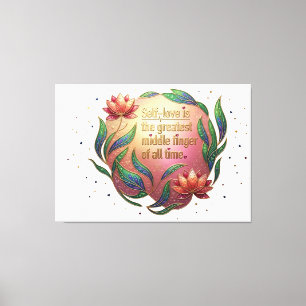 Het Soevereine Hart Canvas Afdruk