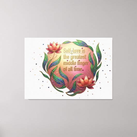 Het Soevereine Hart Canvas Afdruk (Voorkant)