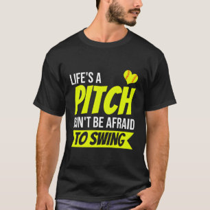 Het softballeven is een veld, wees niet bang om on t-shirt