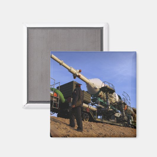 Het Sojoez TMA-13 ruimtevaartuig 3 Magneet (Voorkant / Achterkant)