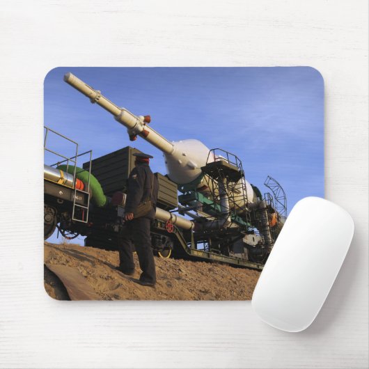 Het Sojoez TMA-13 ruimtevaartuig 3 Muismat (Met muis)