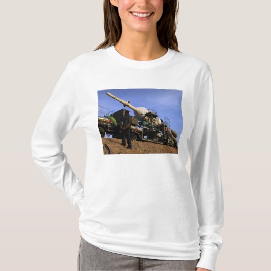 Het Sojoez TMA-13 ruimtevaartuig 3 T-shirt (Voorkant)