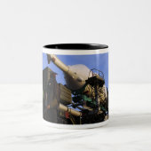 Het Sojoez TMA-13 ruimtevaartuig 3 Tweekleurige Koffiemok (Center)