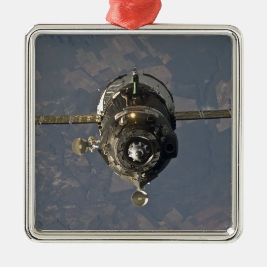 Het Sojoez TMA-19 ruimtevaartuig 3 Metalen Ornament (Voorkant)