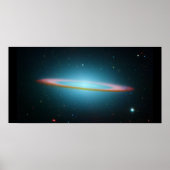 Het Sombrero Galaxy-Poster Poster (Voorkant)