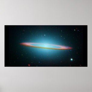 Het Sombrero Galaxy-Poster Poster