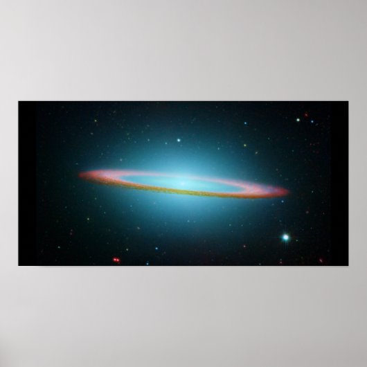 Het Sombrero Galaxy-Poster Poster (Voorkant)
