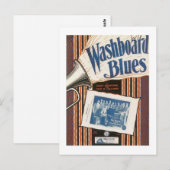 Het  Songbook-Hoesje Wasbord Briefkaart (Voorkant / Achterkant)