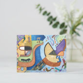 Het Sonoric Pluck-briefkaart Briefkaart (Staand voorkant)