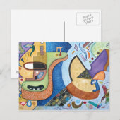 Het Sonoric Pluck-briefkaart Briefkaart (Voorkant / Achterkant)