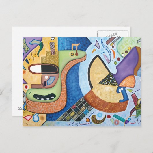 Het Sonoric Pluck-briefkaart Briefkaart (Voorkant / Achterkant)