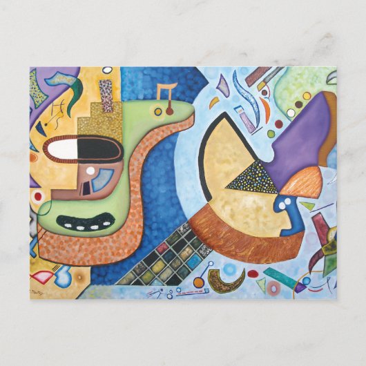 Het Sonoric Pluck-briefkaart Briefkaart (Voorkant)