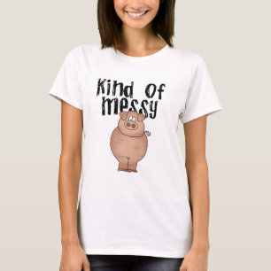 Het Soort van het varken Slordige T-shirts en