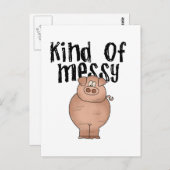 Het Soort van het varken Slordige T-shirts en Briefkaart (Voorkant / Achterkant)