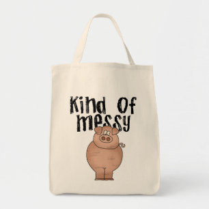 Het Soort van het varken Slordige T-shirts en Gift Tote Bag