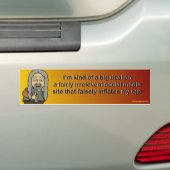 Het soort van I'm een grote overeenkomst Bumpersticker (Op auto)