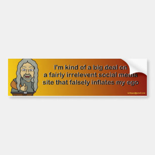 Het soort van I'm een grote overeenkomst Bumpersticker