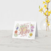 Het Soort van Jane Austen de Kaart van de Nota van (Gele Bloem)