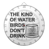 Het soort watervogels Drink niet Dartbord (Voorkant)