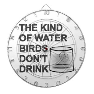 Het soort watervogels Drink niet Dartbord