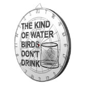 Het soort watervogels Drink niet Dartbord (Voorkant Rechts)