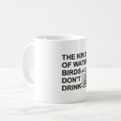 Het soort watervogels Drink niet Koffiemok (Voorkant links)