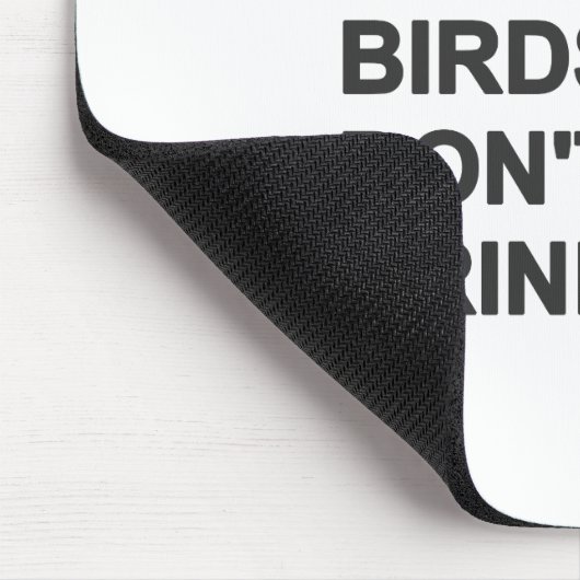 Het soort watervogels Drink niet Muismat (Hoek)