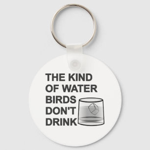 Het soort watervogels Drink niet Sleutelhanger