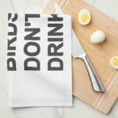 Het soort watervogels Drink niet Theedoek (Quarter Fold)