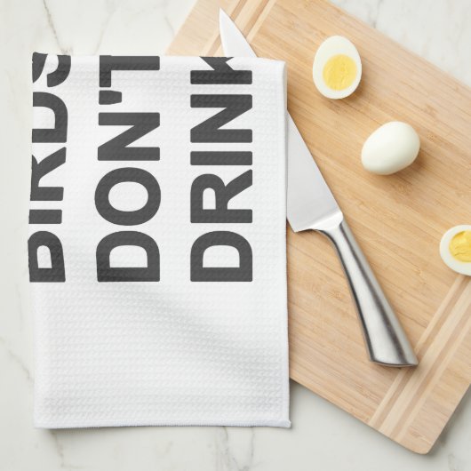 Het soort watervogels Drink niet Theedoek (Quarter Fold)