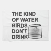 Het soort watervogels Drink niet Theedoek (Horizontaal)