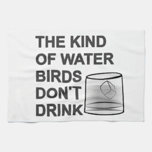 Het soort watervogels Drink niet Theedoek