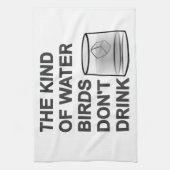 Het soort watervogels Drink niet Theedoek (Verticaal)