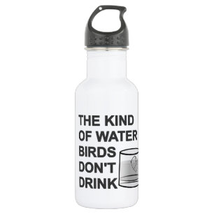Het soort watervogels Drink niet Waterfles