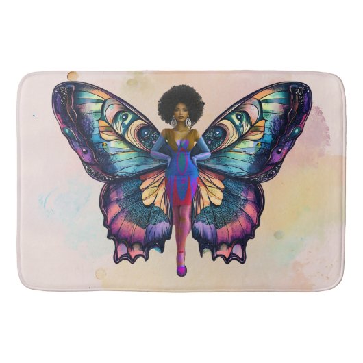 Het Soulful Butterfly-effect (Afbeelding) Badmat (Voorkant)