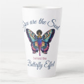 Het Soulful Butterfly-effect Latte Mok (Voorkant)