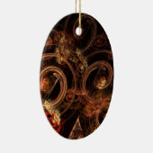 Het Sound of Music Abstract Art Oval Ornament (Rechts)