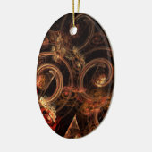 Het Sound of Music Abstract Art Oval Ornament (Links)