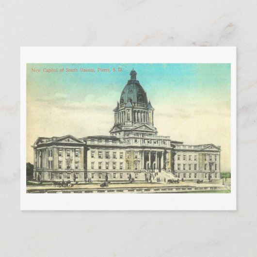 Het  South Dakota Capitol Building Briefkaart (Voorkant)