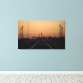 Het Soyuz-lanceerplatform Canvas Afdruk (Insitu (Houten vloer))