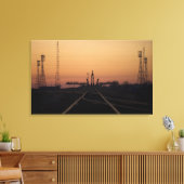 Het Soyuz-lanceerplatform Canvas Afdruk (Insitu (Woonkamer))